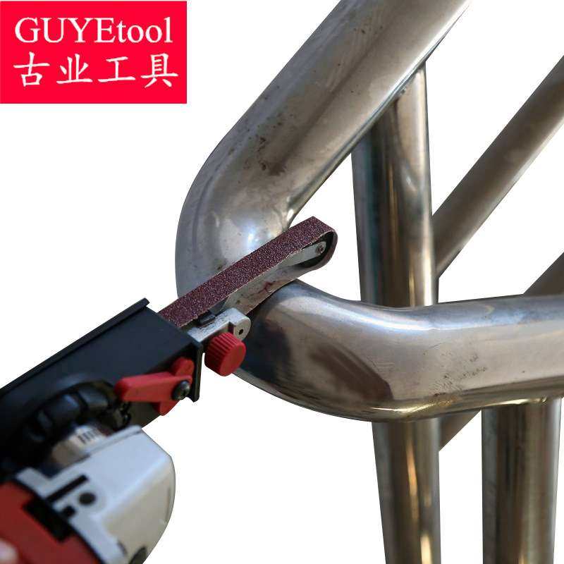 古业角磨机砂带机 金属打磨机家具抛光扶手抛光机 家用小型砂带机