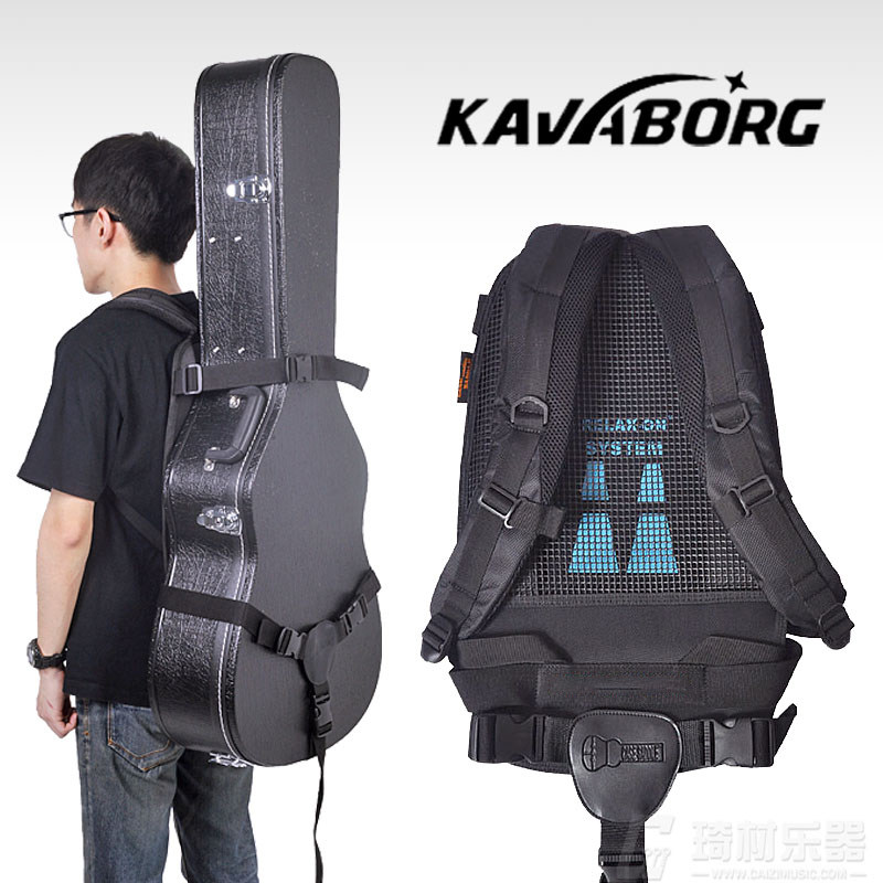 KAVABORG民谣木吉他 电吉他琴盒背带40 41寸琴箱背带靠垫背包背带