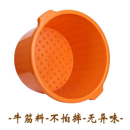 塑料加厚牛筋洗脚盆耐摔足浴桶家用泡脚洗脚桶泡脚沐足小腿按摩店 - 封面