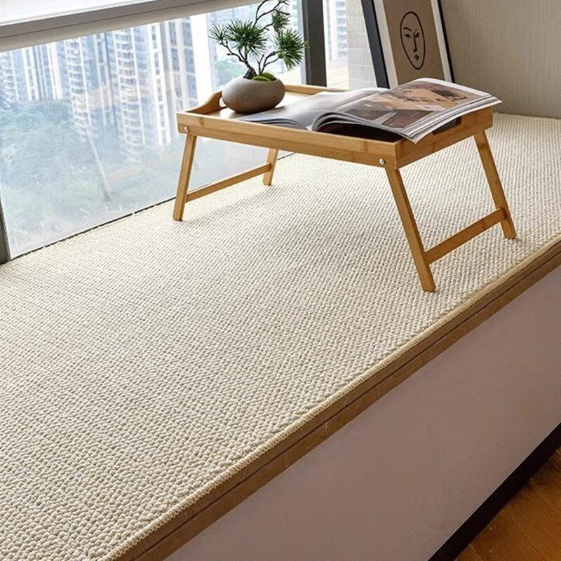 飘窗垫四季通用剑麻防滑坐垫客厅茶桌地毯日系主卧阳台窗台垫定制,居家布艺,飘窗垫,淘宝优惠券,粉丝福利购,淘宝优惠卷