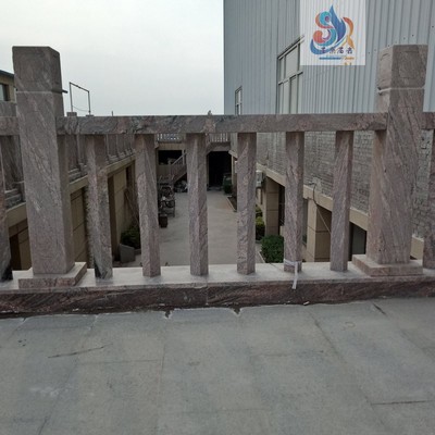 石雕栏杆花岗岩组合透空栏杆空雕室内外现代中式大理石护栏石围栏