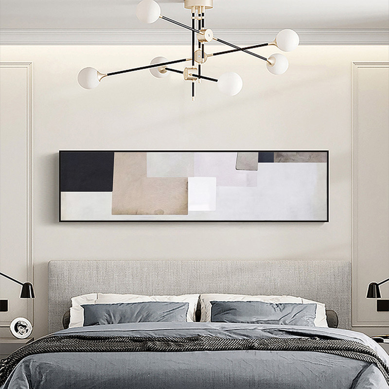 G-356现代抽象装饰画卧室床头画客厅沙发背景办公室酒店挂画横副,家居饰品,现代装饰画,淘宝优惠券,粉丝福利购,淘宝优惠卷