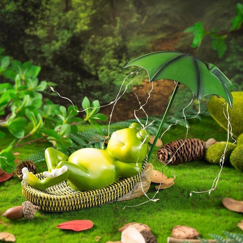 新款雨伞青蛙动物仿藤编织客厅茶几玄关书房仿真摆件装饰工艺品,家居饰品,装饰摆件,淘宝优惠券,粉丝福利购,淘宝优惠卷