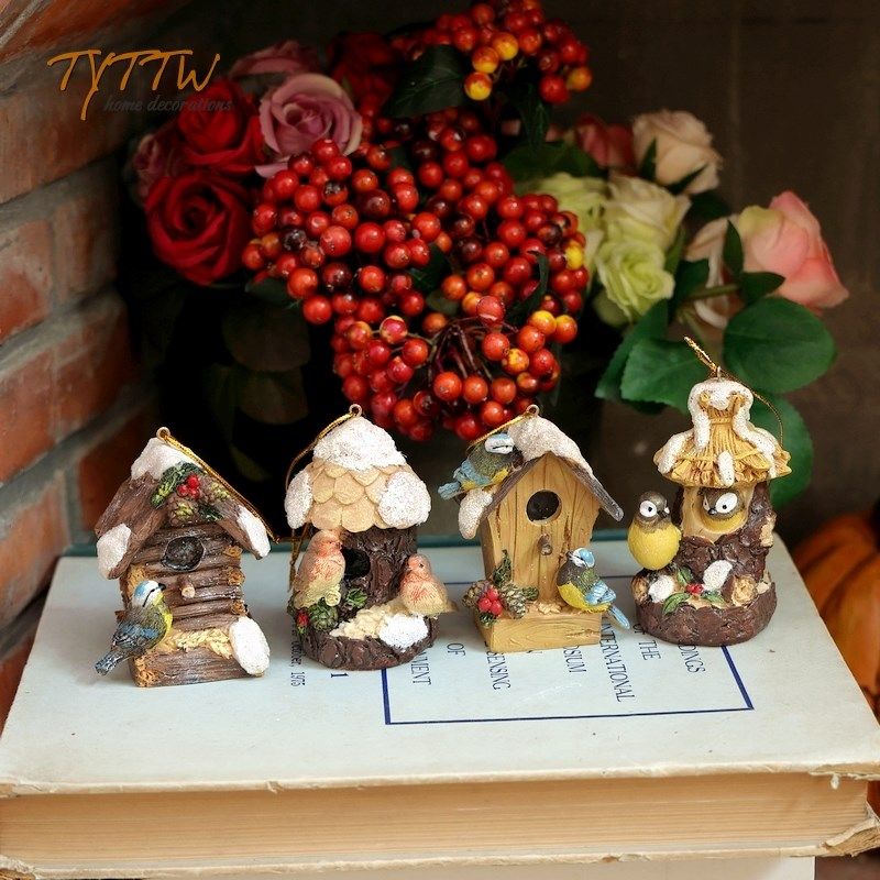 创意墙面花园阳台飘窗庭院布置挂饰小鸟窝巢创意民宿装饰品壁挂件,家居饰品,桌面摆件,淘宝优惠券,粉丝福利购,淘宝优惠卷