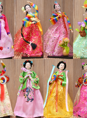 韩国人偶工艺摆件人形娃娃烤肉店料理店酒店用品装饰礼品特色民俗