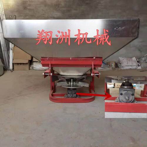大型撒肥机拖拉机后悬挂扬肥器加厚不锈钢板施肥机单圆盘撒肥料机