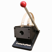 pvc封边皮封边条冲片机孔贴机打孔器冲圆片机三合一纸贴孔盖机