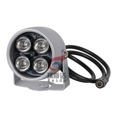 监控红外补光灯940nm无红曝肉眼不可见光 12V12W夜视不发光补光灯