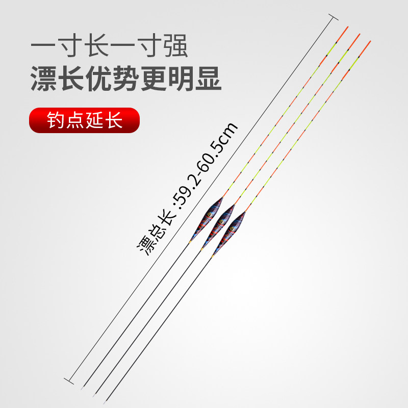 黑坑高灵敏鲫鱼鲤鱼漂60cm80cm超长流氓漂深水湖库行程漂筏钓浮漂