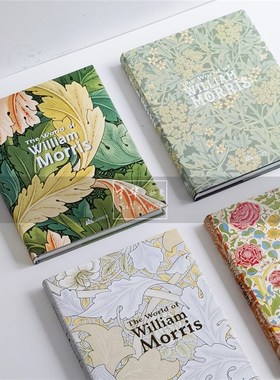 威廉莫里斯作品样板间客厅书房会所饰品摆件艺术画册绿色装饰真书