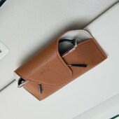 米立风物车载眼镜夹遮阳板墨镜架汽车用品车上磁吸眼镜盒高级感