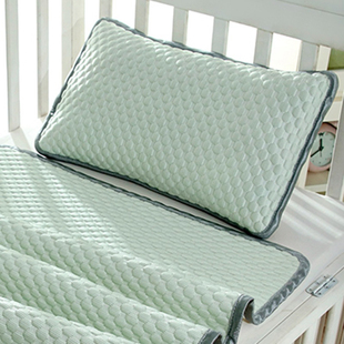 儿童安抚豆豆枕头套不含芯3050单个夏季冰丝凉枕套4874一对装