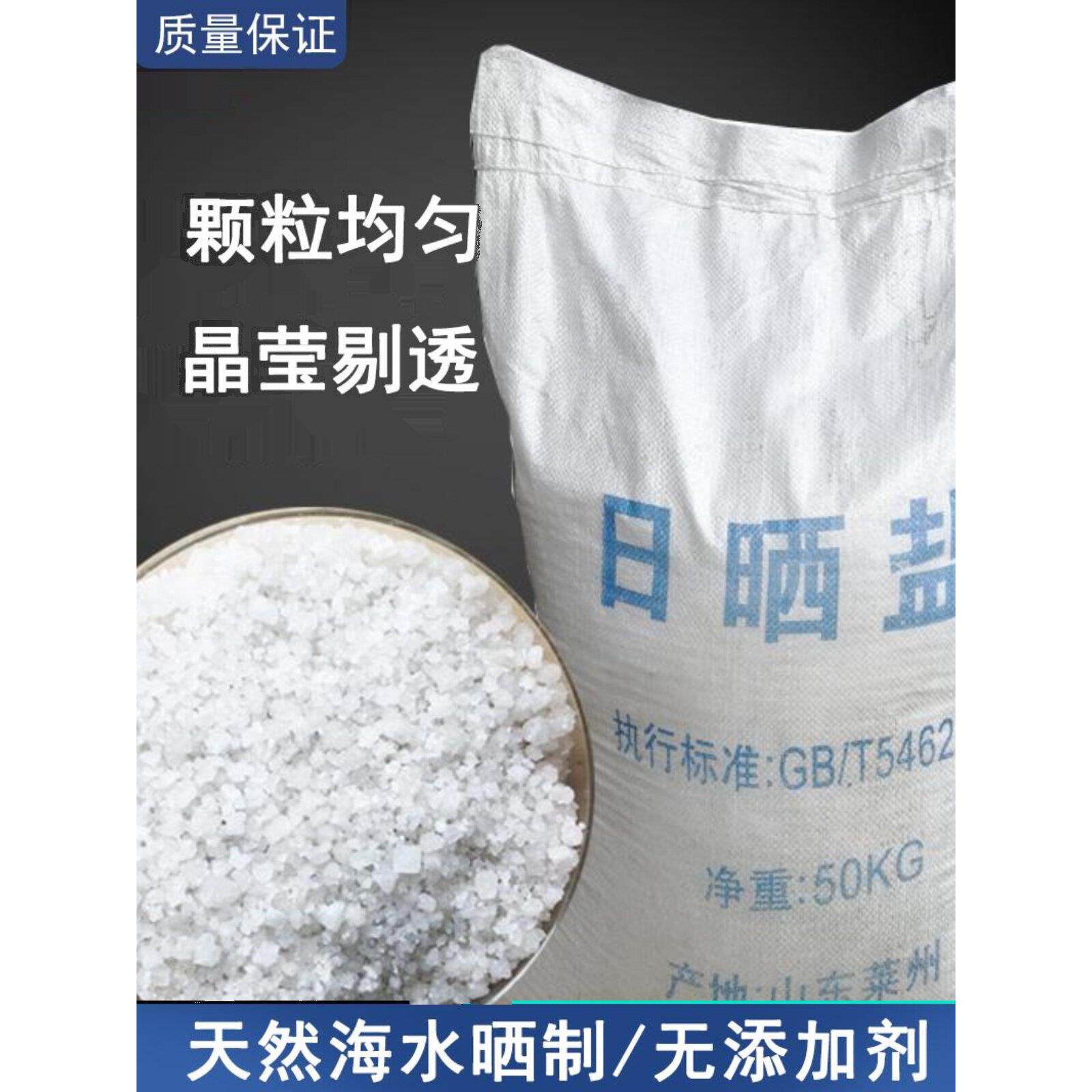 工业盐大颗粒粗盐养殖细盐日晒盐锅炉软水盐海盐鱼塘养殖锦鲤水产