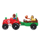 拖拉机玩具车带车斗儿童农夫车大号小孩电动汽车女男孩农场运输车