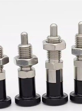 替代怡合达 分g度销螺纹部短型复位型ZAY33I ZAY34 短螺纹旋钮柱