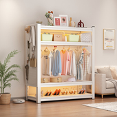 衣架 可diy货架衣柜金属折叠框架衣橱定制铁艺免安装 新款 2024爆款