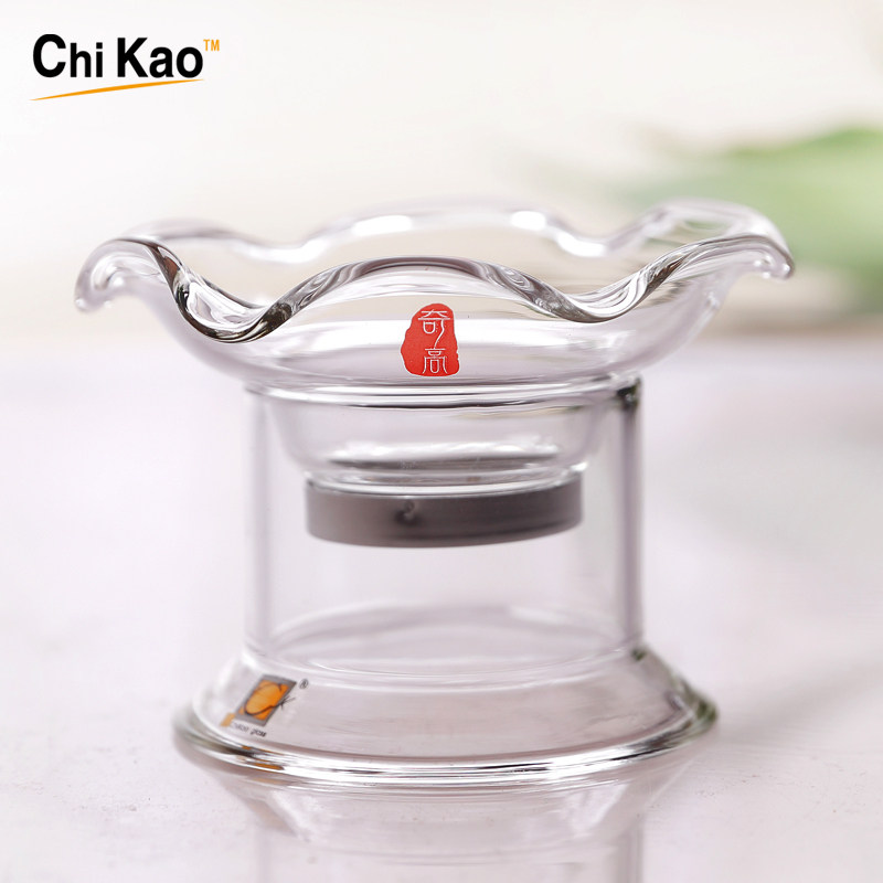 奇高玻璃茶滤茶漏过滤器耐热透明茶叶过滤网功夫茶具茶漏斗道配件