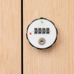 带钥匙抽屉密码锁四位数字文件柜锁衣柜密码锁办公桌柜子锁信箱锁