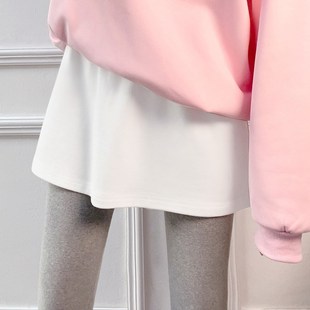 屁帘女搭配卫衣内搭打底冬季磨毛加厚假下摆叠穿半身裙遮屁股神器