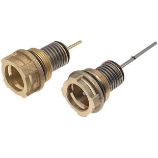 壁挂炉三通铜芯采暖炉转换阀芯壁挂炉顶针底座长短针三通阀芯组件