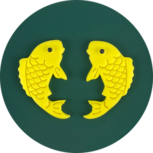 鱼馒头模具锦鲤对鱼卡通面食工具鲤鱼面鱼磨具花样馍馍祝寿糕中式