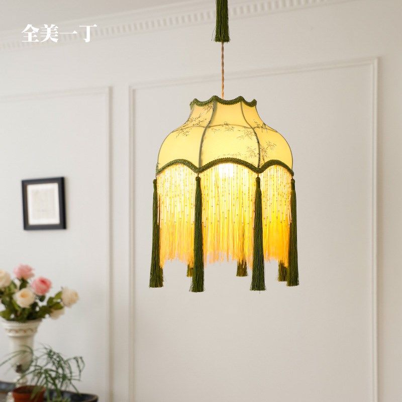 全美一丁绿竹新中式吊灯中国风布艺复古客厅餐厅民宿茶楼装饰灯,家装灯饰光源,卧室/书房吊灯,淘宝优惠券,粉丝福利购,淘宝优惠卷