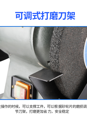 西菱工业级台式小型砂轮机重型落地式立式砂轮机抛光机T150 T200