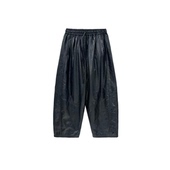 李艺佳Joy 2025新款 牛皮鹅绒皮裤 88156