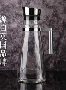 英国ortor玻璃壶大容量凉水壶家用泡茶壶待客玻璃冷水壶水杯套装