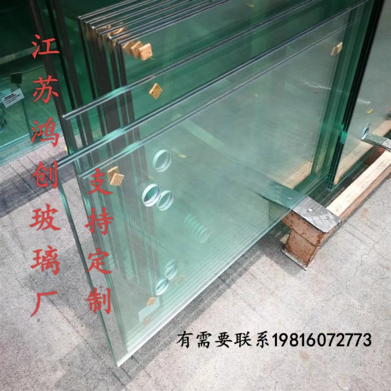 双层夹胶钢化玻璃阳光房玻璃楼梯玻璃双层中空夹胶玻璃钢化玻璃雨
