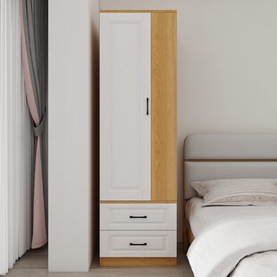 衣柜床头柜一体家用卧室实木转角衣柜单人小户型柜子儿童新款2023