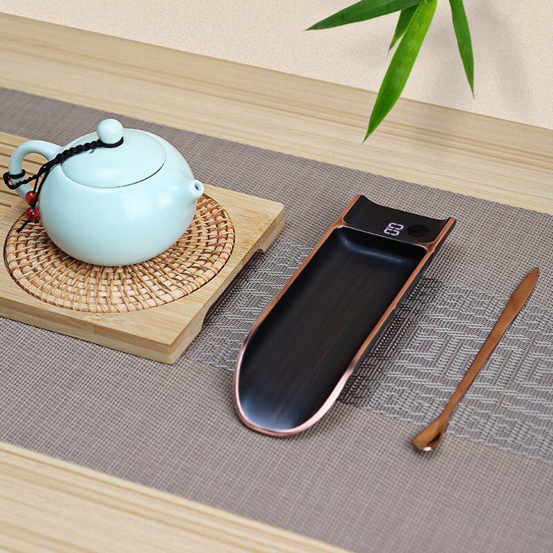 高端精准电子茶则小型茶叶电子秤茶称专用普洱茶克数茶叶秤称茶器