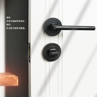 隐形门暗门锁带钥匙明装通道锁拉手把手专用背景墙单面锁微型小孔
