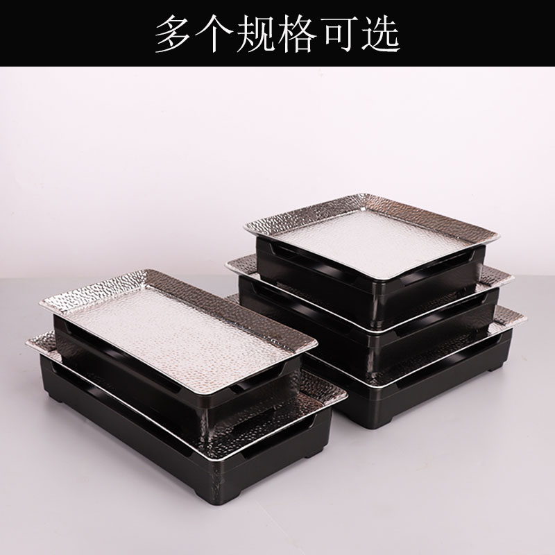 蜡烛专用烧烤保温炉304不锈钢锤纹羊肉羊排烤串酒精加热盘子商用