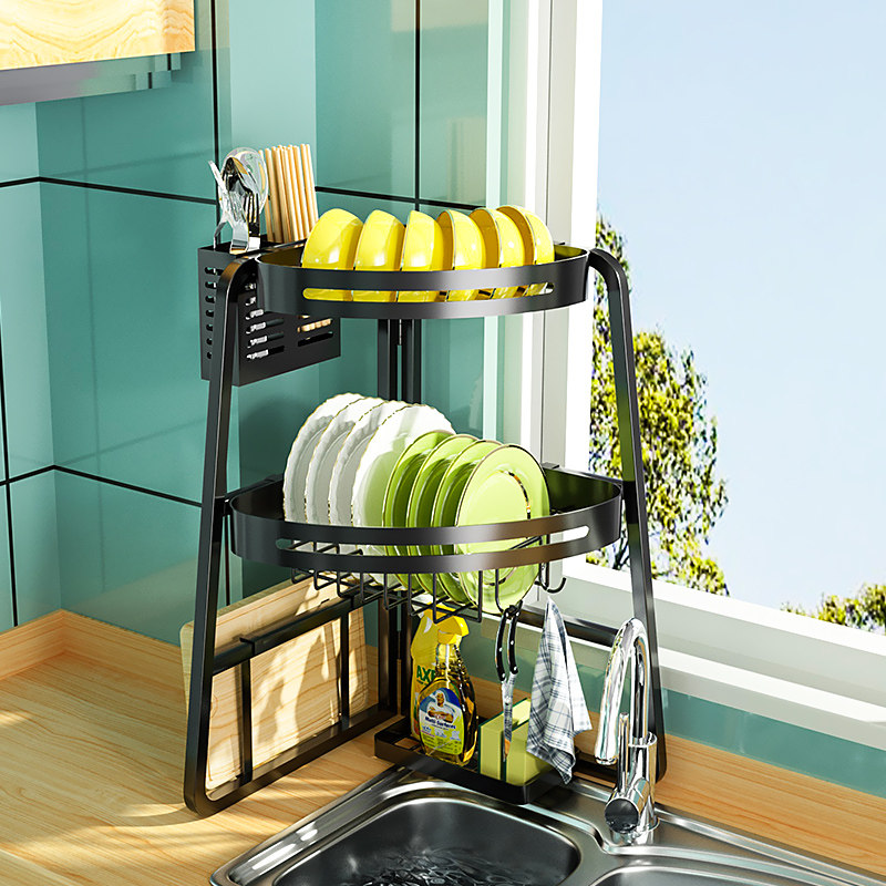 厨房晾碗架收纳架水槽上方置物架多功能角落台面筷子沥水架碗碟架,厨房/烹饪用具,碗架,淘宝优惠券,粉丝福利购,淘宝优惠卷