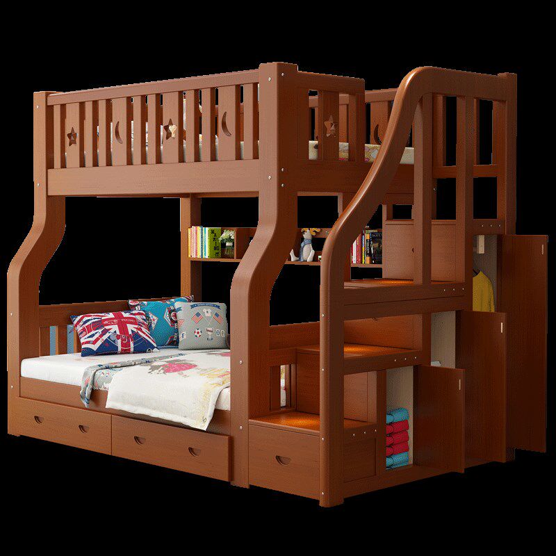 实木衣柜上下床双层床两层高低床多功能成年大人子母床儿童上下铺,住宅家具,高低/子母床,淘宝优惠券,粉丝福利购,淘宝优惠卷