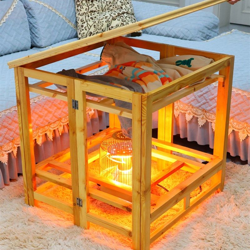 实木烤火架冬季多功能可折叠学习桌取暖桌餐桌家用正方形烤火桌子,住宅家具,折叠桌,淘宝优惠券,粉丝福利购,淘宝优惠卷