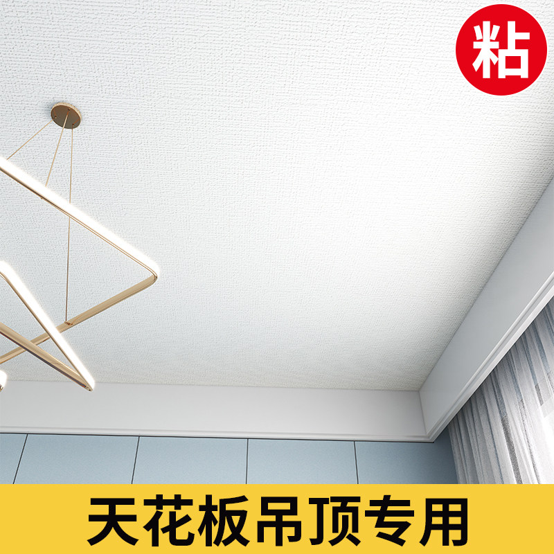 吊顶天花板贴纸自粘墙纸屋顶房顶棚顶遮丑专用装饰材料自装墙贴纸,家居饰品,软装墙贴,淘宝优惠券,粉丝福利购,淘宝优惠卷