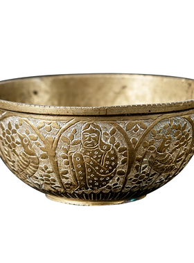 4.2 上新 欧美黄铜 碗器 旧物vintage壁挂家居摆西洋古董软