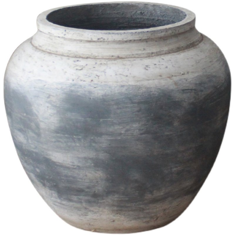 花坛子圆坛花瓶圆肚子瓶大肚罐子民宿装饰仿古罐仛寂风花瓶圆花盆,家居饰品,花盆,淘宝优惠券,粉丝福利购,淘宝优惠卷