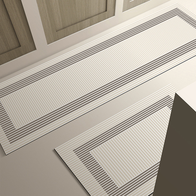 赤贫侘寂风硅藻泥软垫厨房防水脚垫可擦免洗地毯防滑防油垫子地垫