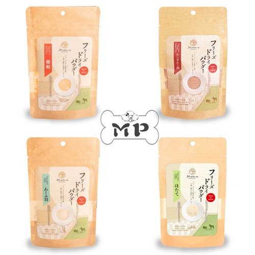 日本牧场银鲑干贝扇贝马肉冻干粉
