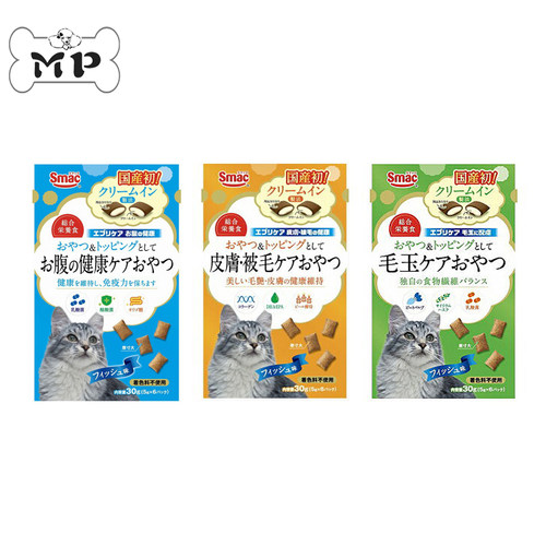 日本斯玛鸡肉鱼味猫饼干零食