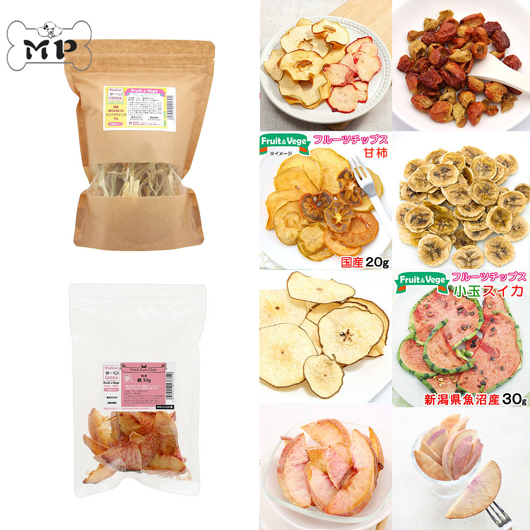 『Memory Pet』日本PackunxCOCOA苹果蓝莓香蕉西瓜水果冻干狗零食