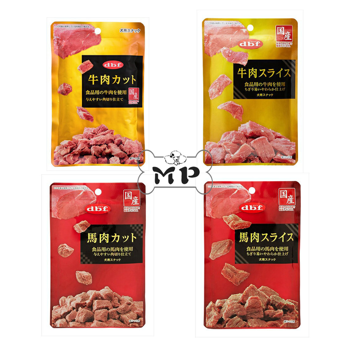 『Memory Pet』日本dbf鲜肉块牛肉马肉片肉块成犬高龄犬狗零食