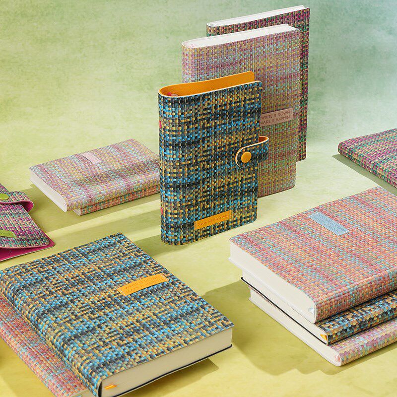 趁早编织系列自填日期效率手册A5厚本一天一页自律打卡手账本高颜