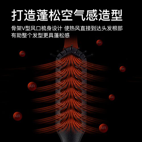 denman丹文英国皇冠排骨梳男士梳子发型师专用蓬松造型油头定型梳