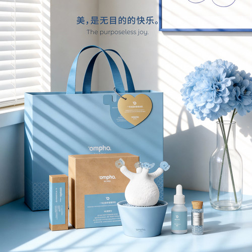 Ompha慢吞吞发发财香薰摆件礼盒