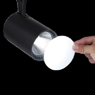 散光筒灯防眩轨道灯商用店铺泛光灯服装店专用滑轨射灯导轨补光灯