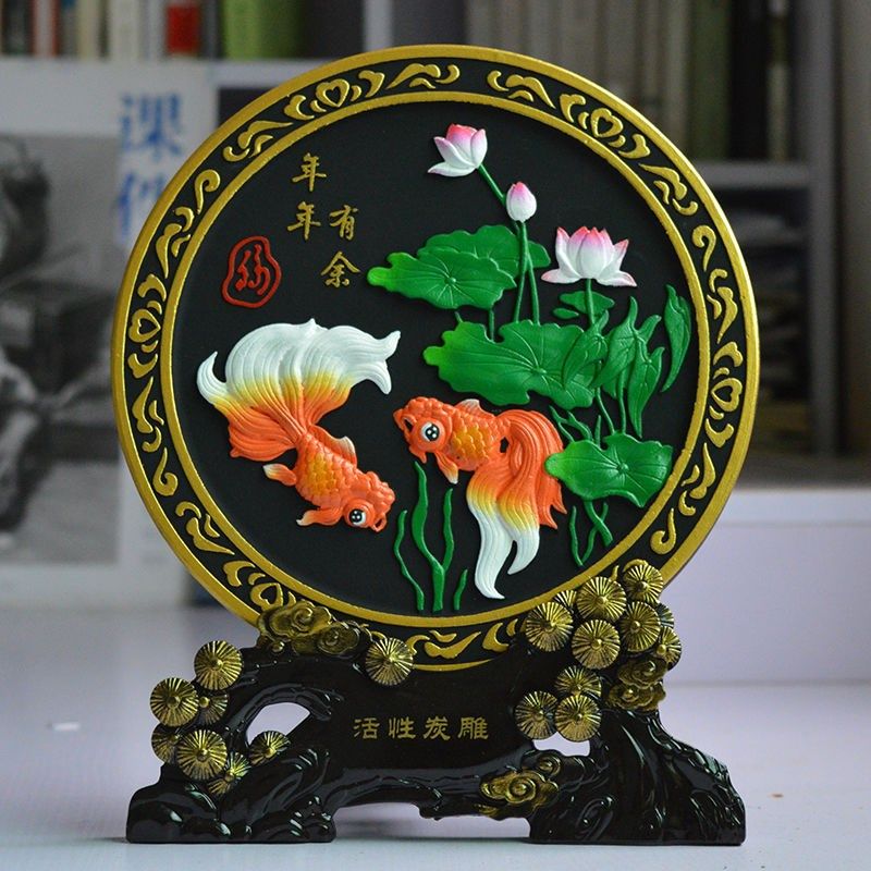 酒柜装饰品小摆件高档家居客厅炭雕工艺品玄关电视柜乔迁新居礼品,家居饰品,装饰摆件,淘宝优惠券,粉丝福利购,淘宝优惠卷